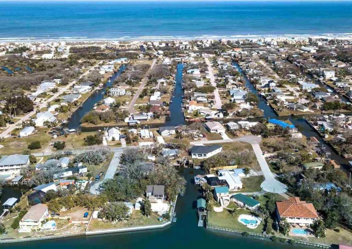 Canal Front Home! Walk To Beach, Porch, Fishing セント・オーガスティン エクステリア 写真